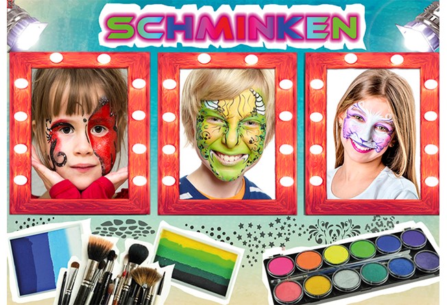 Kinder entertainment: schminken